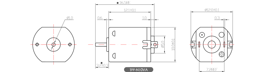 N10微型直流电机工程图