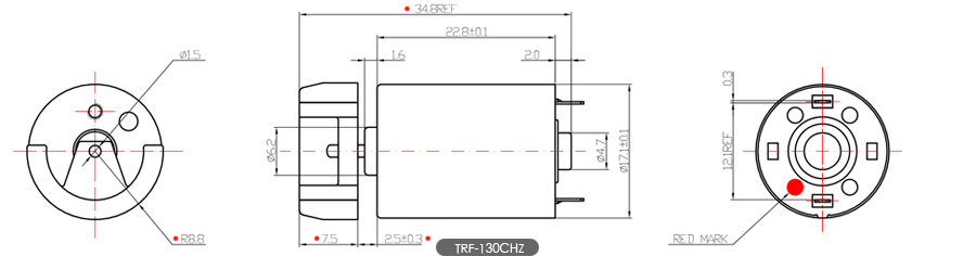 RF130微型直流振动电机